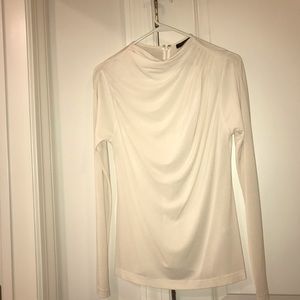 Beautifully draped Rachel Zoe knit blouse
